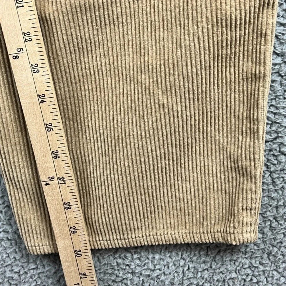 NWD Empyre Corduroy‎ Sk8 Pants Mens 34 Khaki Beige Loose Fit Cord Skater 34x30